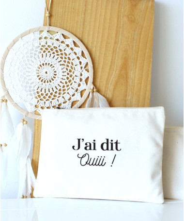 Trousse personnalisée mariage champêtre – Cool and the bag