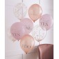 Ballons Confettis et Messages " She said Yes"