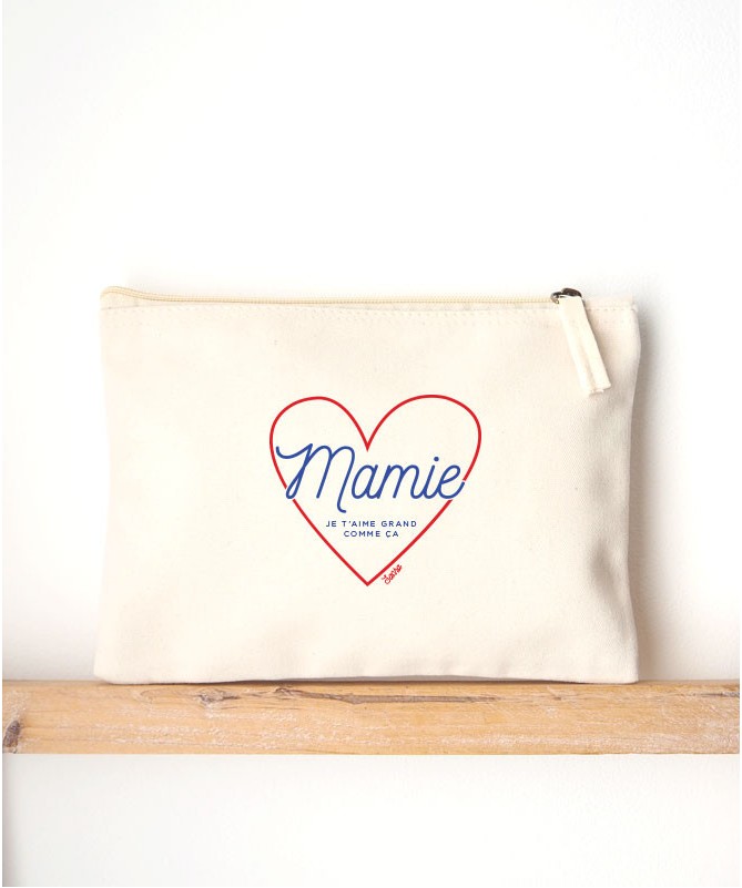 Trousse personnalisée Mamie - Je t'aime grand comme ça