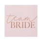 Livre d'or EVJF Rose "Team Bride"