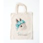 Tote bag enfant lapin couronne