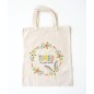 Tote bag enfant couronne de fleurs Paques