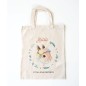 Tote bag enfant couronne de fleurs lapin Paques