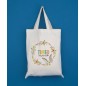 Tote bag enfant couronne de fleurs Paques