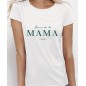 T-Shirt Born to be Mum à personnaliser