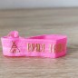 Bracelet EVJF "Team Bride Tipi" rose flashy