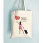 Tote Bag Maitresse en vacance personnalisable