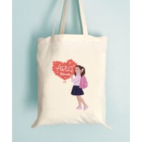 Tote Bag Merci Maitresse Garçon ou Fille personnalisable