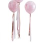 Guirlande de Ballons Girly (or rose , rose et crème)