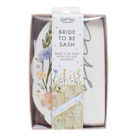 Echarpe EVJF "Bride to be" Boho fleurie