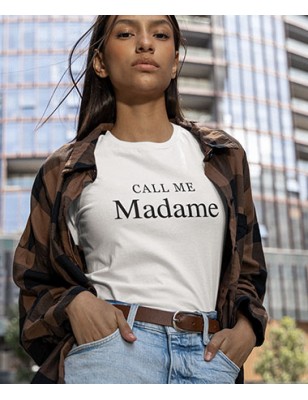 T-shirt "Call me Madame" - Future mariée ♡