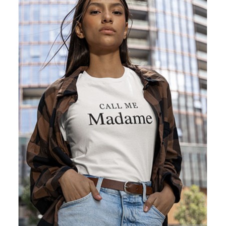 T-shirt "Call me Madame" - Future mariée ♡