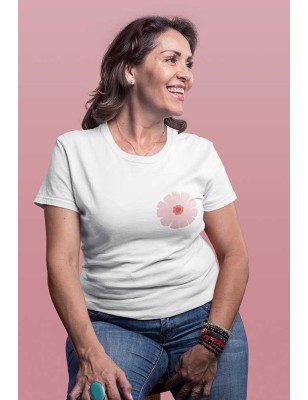 T-Shirt Octobre rose fleur ou cicatrice à personnaliser