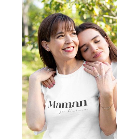 T-Shirt Maman je t'aime à personnaliser