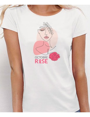 T-Shirt Octobre Rose visage