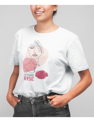 T-Shirt Octobre Rose visage