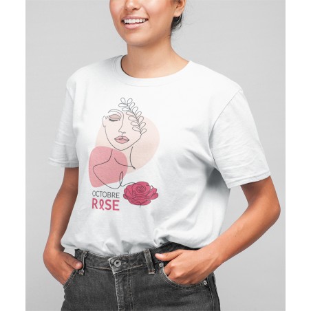 T-Shirt Octobre Rose visage