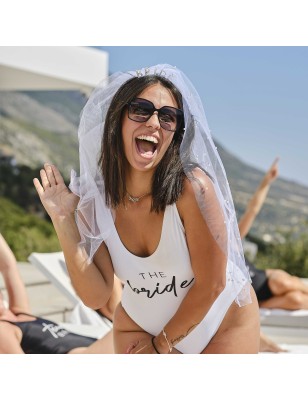 Serre-tête "Bride to be" avec son voile - EVJF