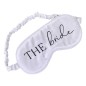 Masque de sommeil "THE bride" en satin blanc - EVJF - Mariée