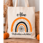 Tote Bag Arc-en-ciel Halloween Enfant personnalisé - Halloween - Sac Bonbons- Sorties en Famille
