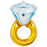 Ballon "Bague diamant" EVJF