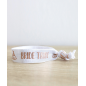 Bracelet EVJF "Team Bride Tipi" blanc