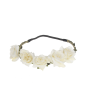 Couronne de fleurs EVJF blanches