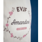 Tote bag EVJF - Couronne de fleurs