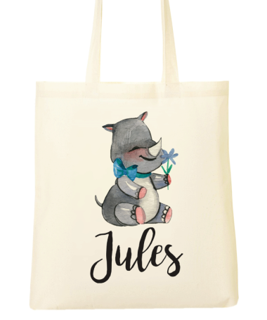 Tote Bag Enfant - Rhinocéros