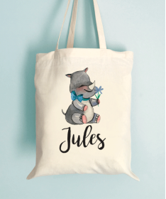 Tote Bag Enfant - Rhinocéros