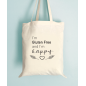 Tote bag "I'm Gluten Free and I'm happy"