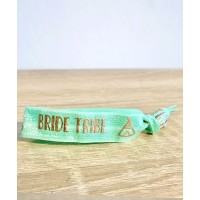 Bracelet EVJF "Team Bride Tipi" Vert d'eau