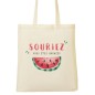 Tote bag "Souriez vous êtes bronzés"