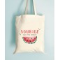 Tote bag "Souriez vous êtes bronzés"