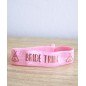 Bracelet EVJF "Team Bride Tipi" Rose