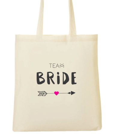 Tote Bag EVJF Team Bride Flèche