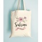 Tote Bag EVJF - Fleur et ruban