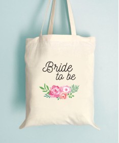 Tote Bag EVJF Floral Bride to Be
