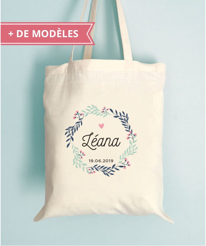 Sac EVJF - Tote bag Couronne colorée