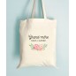 Tote bag Mamie Fleuri personnalisé