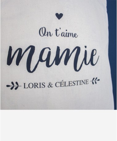 Tote Bag On t'aime Mamie