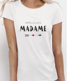 Tee Shirt EVJF Appelez-moi Madame - Future mariée