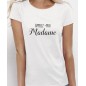 T-shirt Appelez-moi Madame sobre et élégant - Future mariée