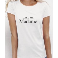 T-shirt "Call me Madame" - Future mariée ♡