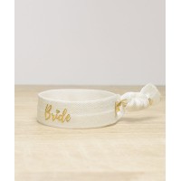 Bracelet blanc Bride pour la mariée