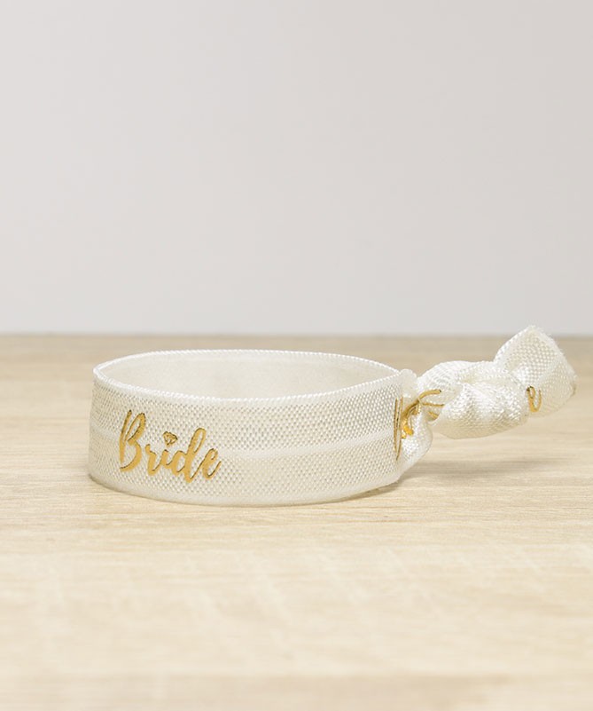 Bracelet blanc Bride pour la mariée Bracelet blanc Bride pour la mariée