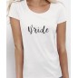 T-Shirt Bride sur la poitrine