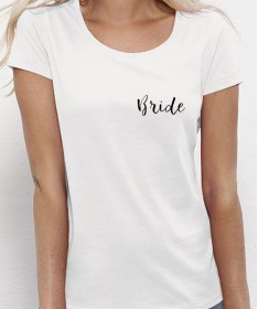 T-Shirt Bride sur le coeur