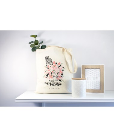 Tote Bag Merci Maitresse ATSEM personnalisé - Idée cadeau Maitresse