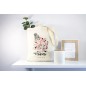 Tote Bag Maitresse Bouquet de fleurs rose personnalisable Tote Bag Maitresse Bouquet de fleurs rose personnalisable